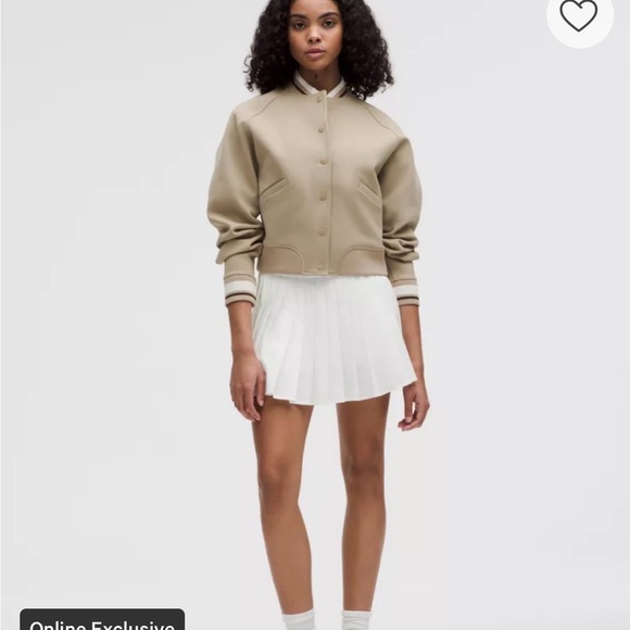 lululemon athletica Jackets & Blazers - NWT Lululemon Snap-Front Collegiate Jacket sizexs